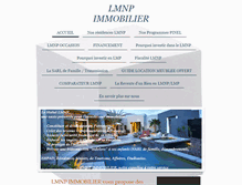 Tablet Screenshot of lmnp-immobilier.com